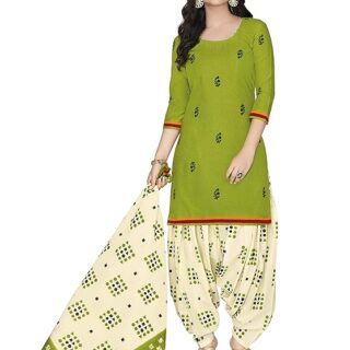 Cotton Printed Readymade Salwar Suit For Women