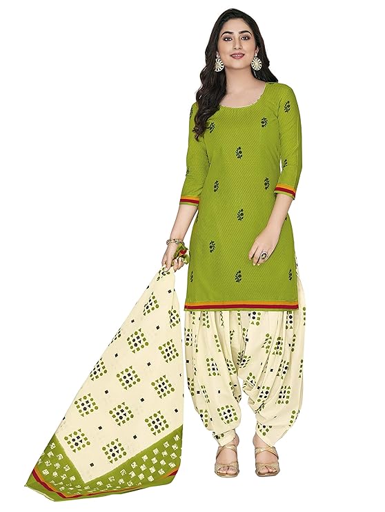 Cotton Printed Readymade Salwar Suit For Women