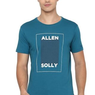 Allen Solly Men's 100% Cotton Regular Fit T-Shirt
