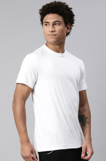 Men Soft Pure Cotton Round Neck Half Sleeve Tshirt - Image 2