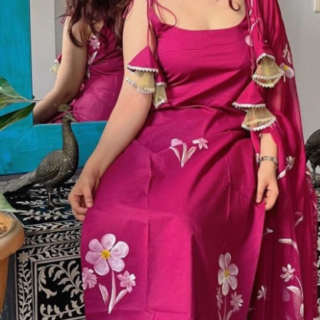 Women Ethnic Motifs Printed Regular Kurta with Trousers & With Dupatta