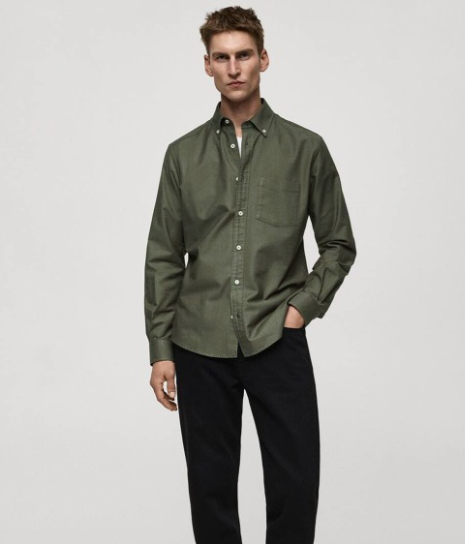 Pure Cotton Oxford Weave Shirt - Image 2