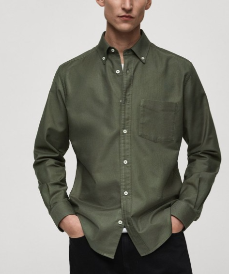 Pure Cotton Oxford Weave Shirt - Image 3