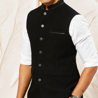 Woven Design Nehru Jacket