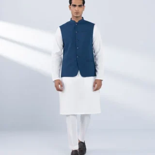 Embroidered Tropical Waistcoat - Regular Fit