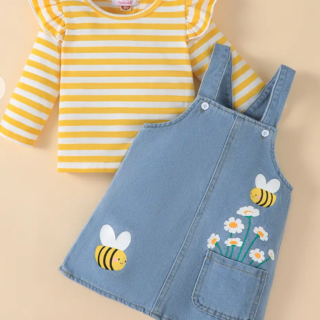 Bee & Daisy Striped Dress