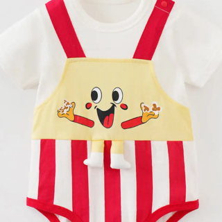 Pure Cotton Striped Onesie