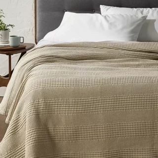 Cotton Waffle Blanket