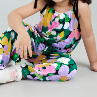 Pure Cotton Floral Jumpsuit