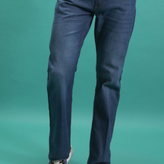 Men Straight Fit Mid-Rise Light Fade Stretchable Jeans