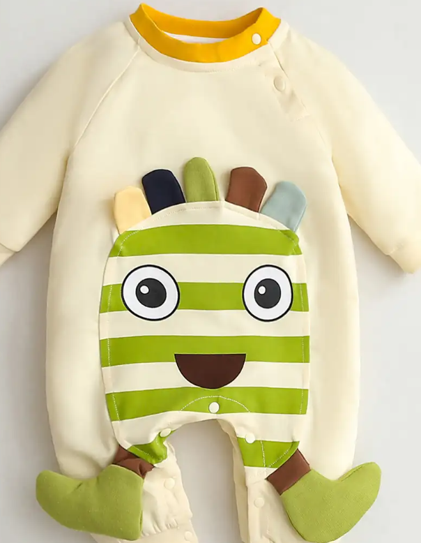 Monster Applique Bodysuit - Image 2