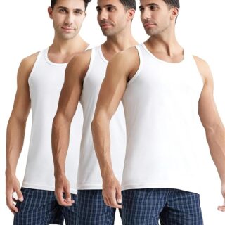 Men's Solid Regular Fit Undershirt