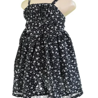 Black & White Floral Dress