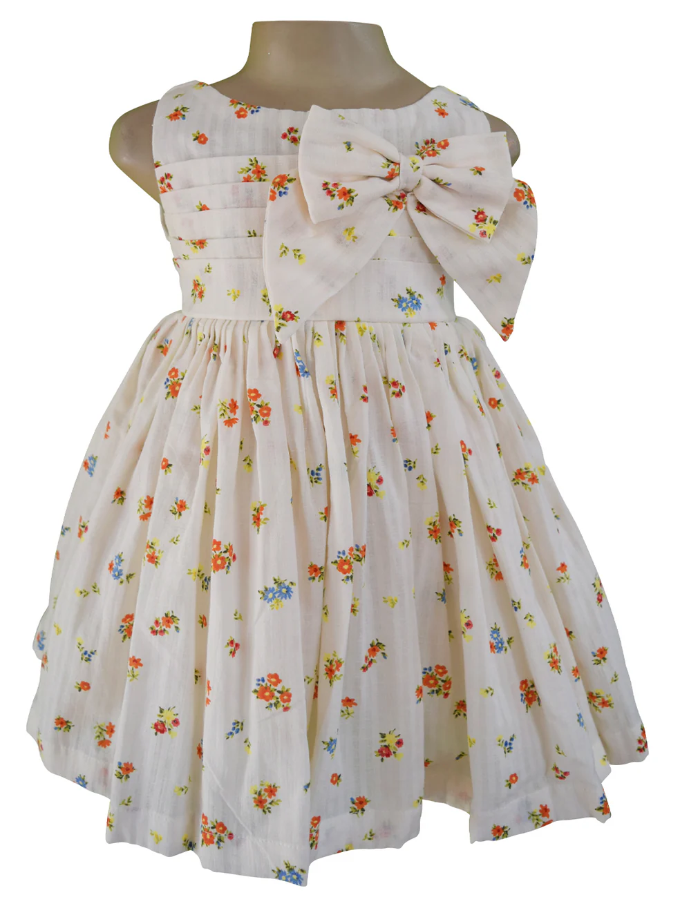 Orange Floral Dress - Image 2