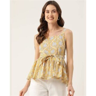 Women Floral Print Tailored Fit Top