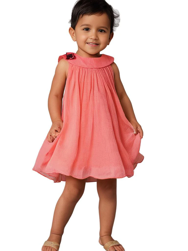 Red Net Swing Dress - Image 2